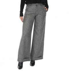 Γυναικείο παντελόνι REIKO SILVER μαύρο