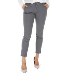Γυναικείο Chino παντελόνι REIKO γκρι