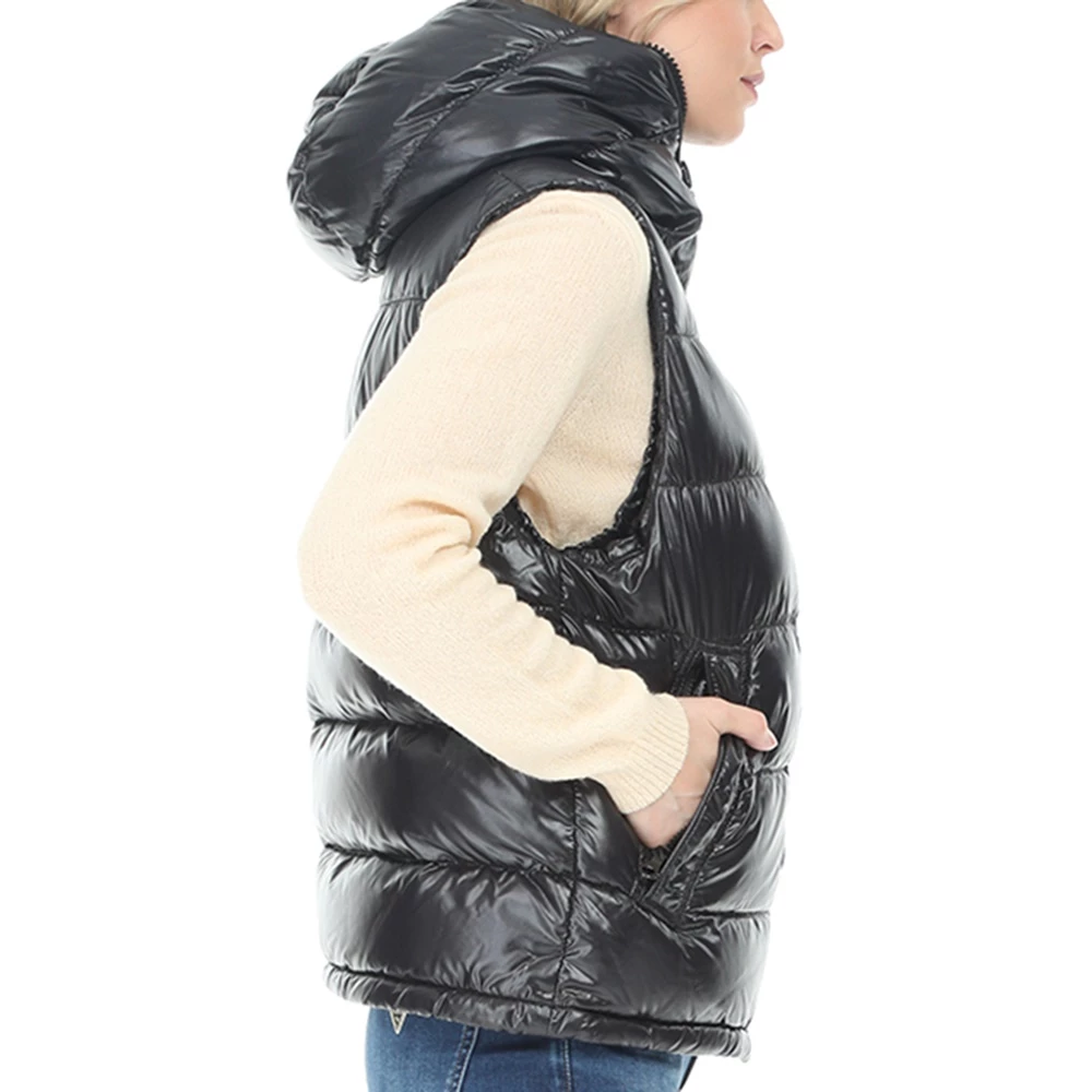 Γυναικείο αμάνικο μπούφαν DUVETICA μαύρο 2 Γυναικείο αμάνικο μπούφαν DUVETICA μαύρο - Image 2