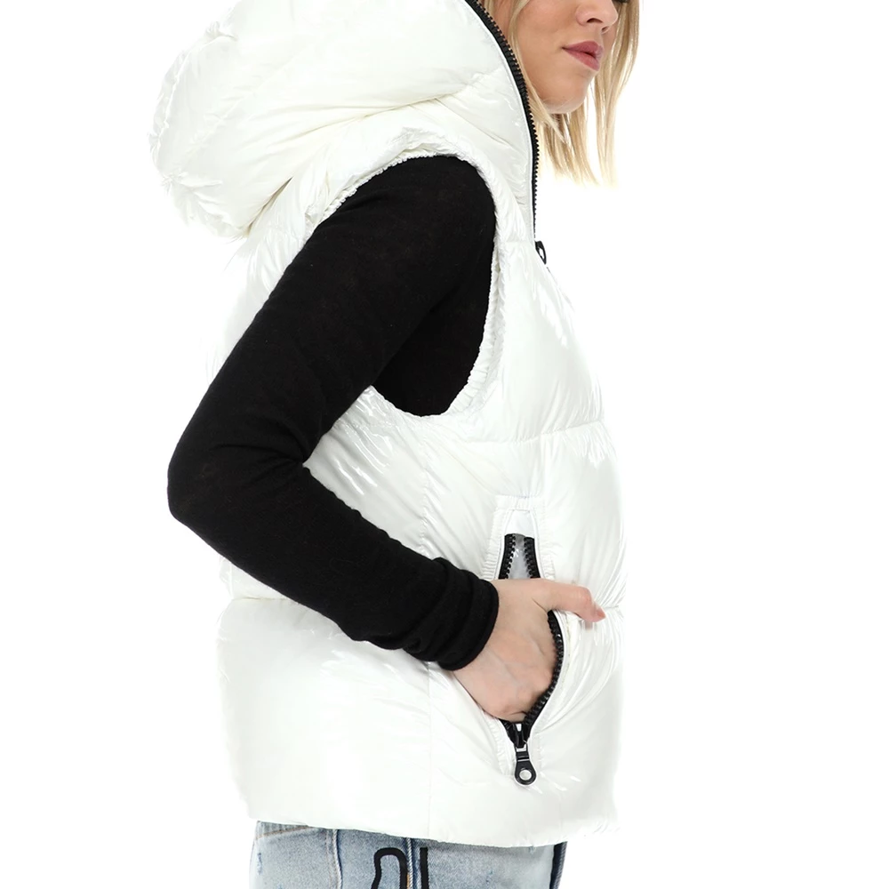 Γυναικείο αμάνικο μπουφάν DUVETICA λευκό 2 Γυναικείο αμάνικο μπουφάν DUVETICA λευκό - Image 2