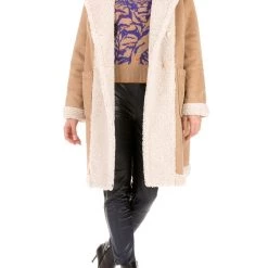 Γυναικείο παλτό MY TWINS μπεζ -DealsΠαντελόνια Store 1758790.0 0100 5 my twins γυναικείο παλτό my twins μπεζ x1000