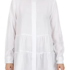 Γυναικεία πουκαμίσα COTTON CANDY PREMIUM SELECTION λευκή