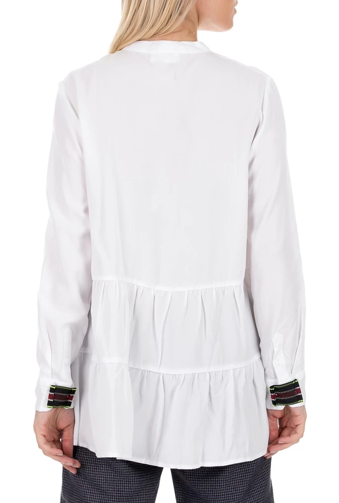 Γυναικεία πουκαμίσα COTTON CANDY PREMIUM SELECTION λευκή 3 Γυναικεία πουκαμίσα COTTON CANDY PREMIUM SELECTION λευκή - Image 3