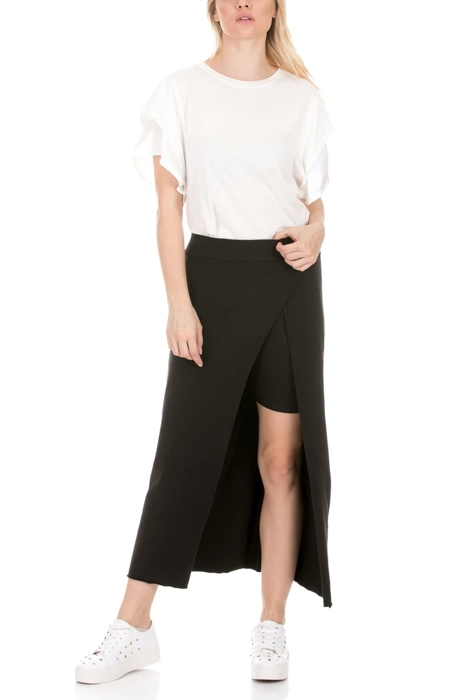 Γυναικεία φούστα σορτς COTTON CANDY MELLOW LAYER μαύρη 5 Γυναικεία φούστα σορτς COTTON CANDY MELLOW LAYER μαύρη - Image 5