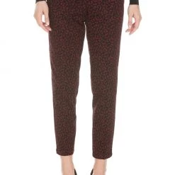 Γυναικείο παντελόνι WHITE SAND μπορντό