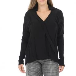 Γυναικείο μακρυμάνικο τοπ NU μαύρο