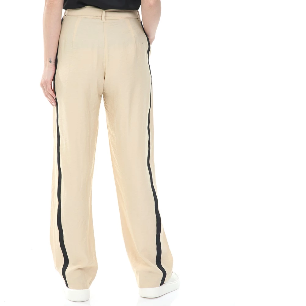 Γυναικεία παντελόνα NU μπεζ μαύρη 3 Γυναικεία παντελόνα NU μπεζ μαύρη - Image 3