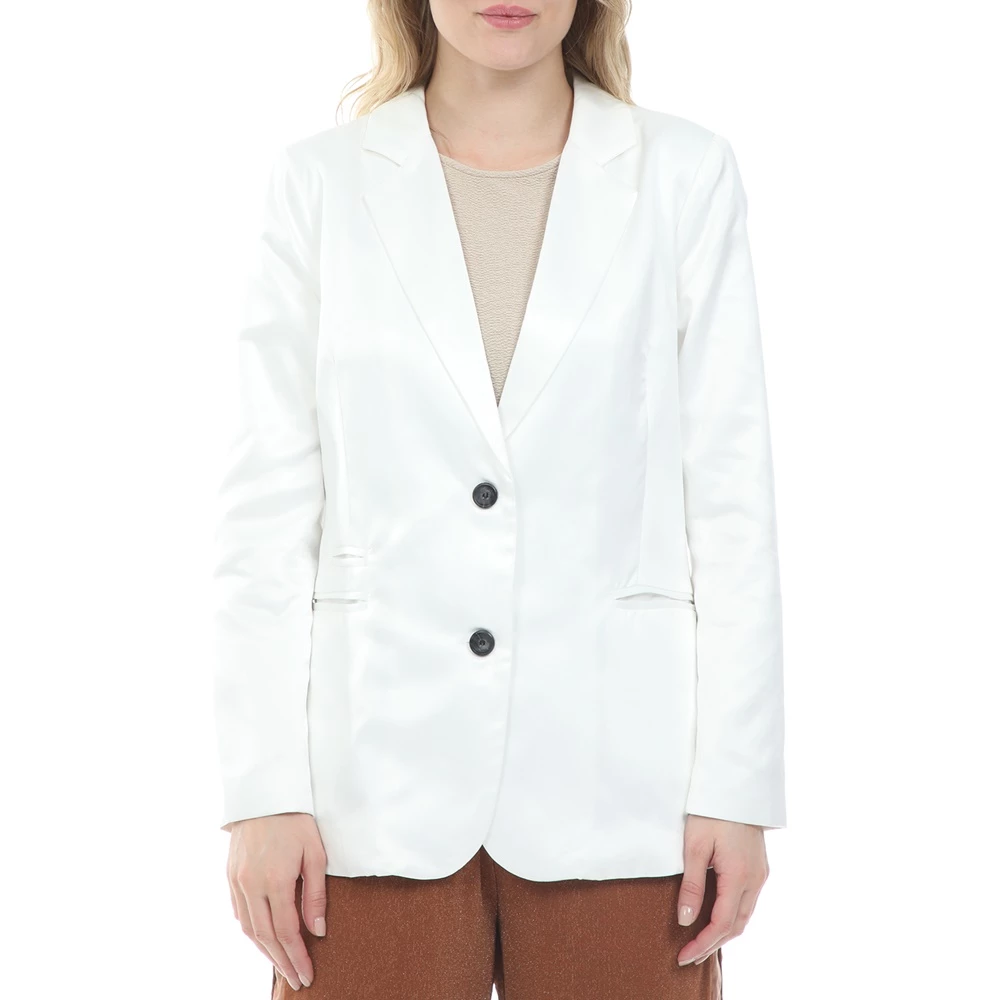 Γυναικείο σακάκι NU εκρού 1 Γυναικείο σακάκι NU εκρού