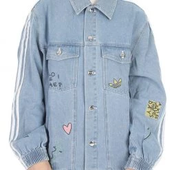 Γυναικείο Jean Jacket Adidas Originals FIORUCCI μπλε