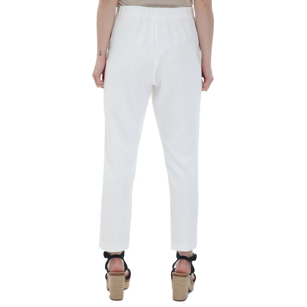 Παντελόνι Loose Cigarette REIKO LUNA COLOR λευκό 3 Παντελόνι Loose Cigarette REIKO LUNA COLOR λευκό - Image 3
