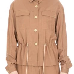 Γυναικείο τζάκετ KOCCA BILEA μπεζ καφέ