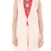 Γυναικείο μακρύ γιλέκο NENETTE BENVENUTA CADY μπεζ