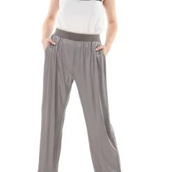 Γυναικεία παντελόνα NENETTE EFISIO PALAZZO γκρι ασημί 9 Γυναικεία παντελόνα NENETTE EFISIO PALAZZO γκρι ασημί -DealsΠαντελόνια Store 1782077.0 00g2 5 nenette γυναικεία παντελόνα nenette efisio palazzo γκρι ασημί x1000