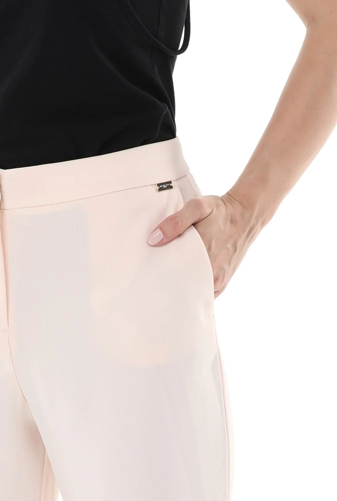 Γυναικείο Cropped παντελόνι NENETTE ERMINIO TROMBETTA CADY μπεζ 4 Γυναικείο Cropped παντελόνι NENETTE ERMINIO TROMBETTA CADY μπεζ - Image 4