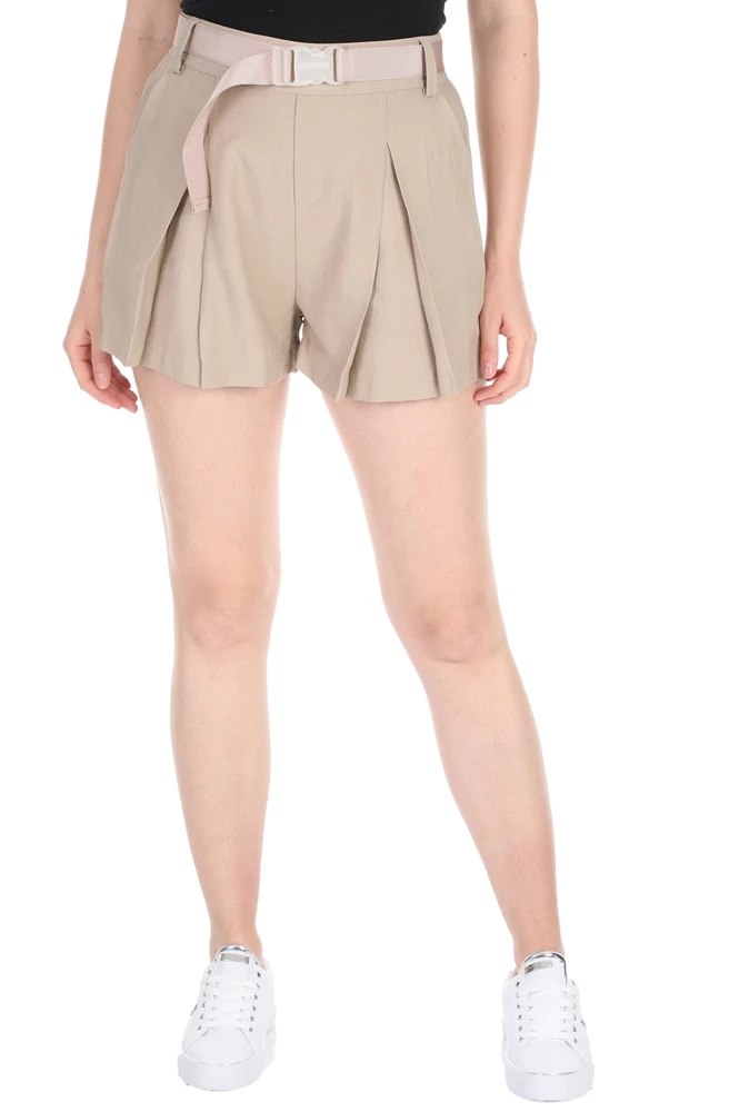 Γυναικείο σορτς MOLLY BRACKEN μπεζ 1 Γυναικείο σορτς MOLLY BRACKEN μπεζ