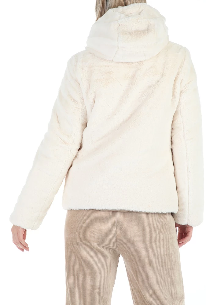 Γυναικείο γούνινο τζάκετ διπλής όψης MOLLY BRACKEN μπεζ 3 Γυναικείο γούνινο τζάκετ διπλής όψης MOLLY BRACKEN μπεζ - Image 3