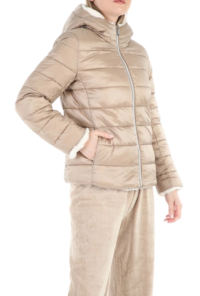 Γυναικείο γούνινο τζάκετ διπλής όψης MOLLY BRACKEN μπεζ 5 Γυναικείο γούνινο τζάκετ διπλής όψης MOLLY BRACKEN μπεζ - Image 5