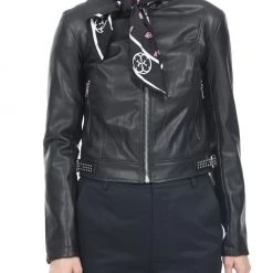 Γυναικείο Jacket GUESS NEW JONE - RETRO CHIC μαύρο