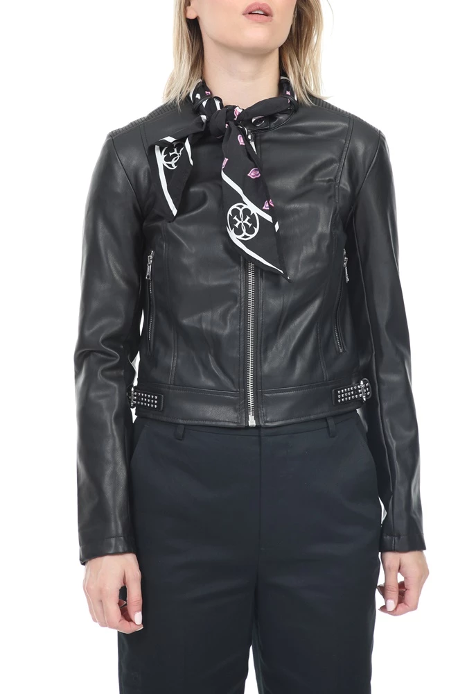 Γυναικείο Jacket GUESS NEW JONE - RETRO CHIC μαύρο 1 Γυναικείο Jacket GUESS NEW JONE - RETRO CHIC μαύρο