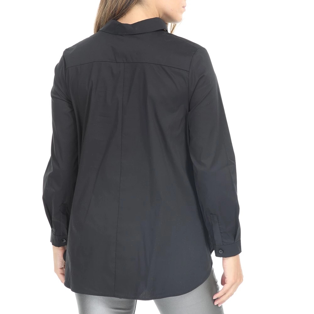 Γυναικείο ασύμμετρο πουκάμισο IMPERIAL μαύρο 3 Γυναικείο ασύμμετρο πουκάμισο IMPERIAL μαύρο - Image 3