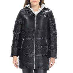 Γυναικείο μπουφάν IMPERIAL μαύρο λευκό