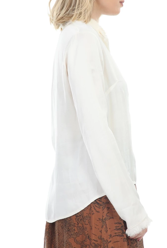 Γυναικείο πουκάμισο GAUDI FASHION D BLUSA M-LUNGA λευκό 2 Γυναικείο πουκάμισο GAUDI FASHION D BLUSA M-LUNGA λευκό - Image 2