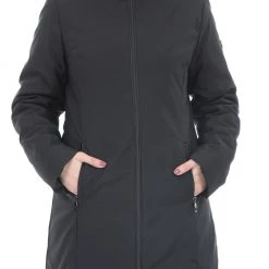 Γυναικείο μπουφάν διπλής όψεως GAUDI JEANS μαύρο