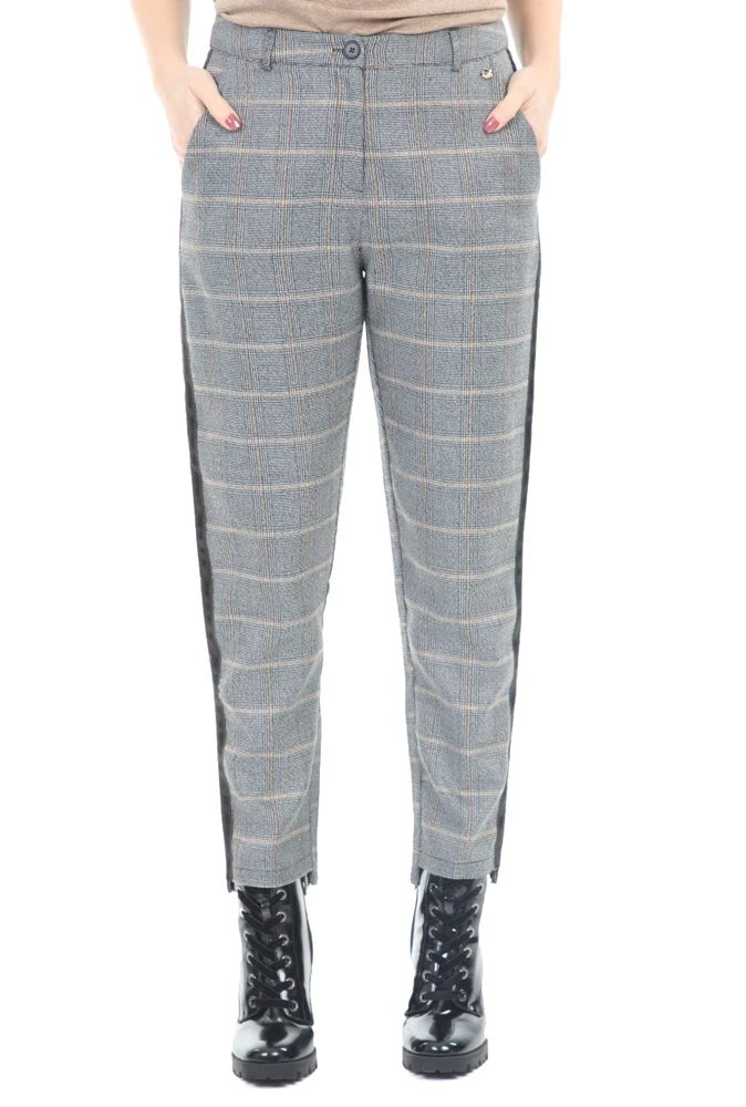 Γυναικείο παντελόνι GAUDI JEANS γκρι μπεζ 1 Γυναικείο παντελόνι GAUDI JEANS γκρι μπεζ