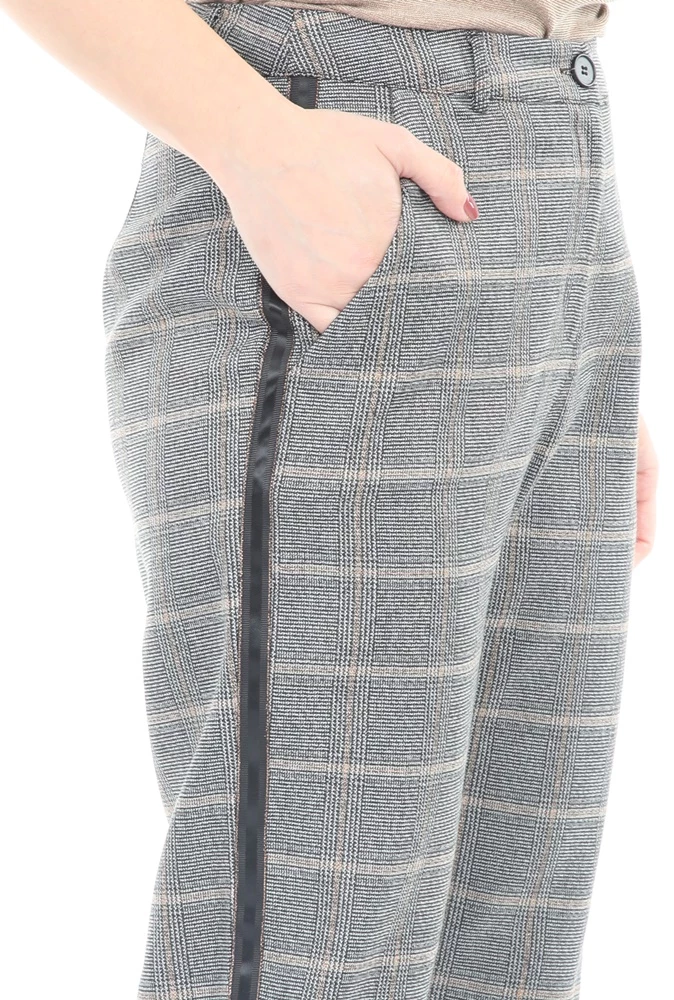 Γυναικείο παντελόνι GAUDI JEANS γκρι μπεζ 4 Γυναικείο παντελόνι GAUDI JEANS γκρι μπεζ - Image 4