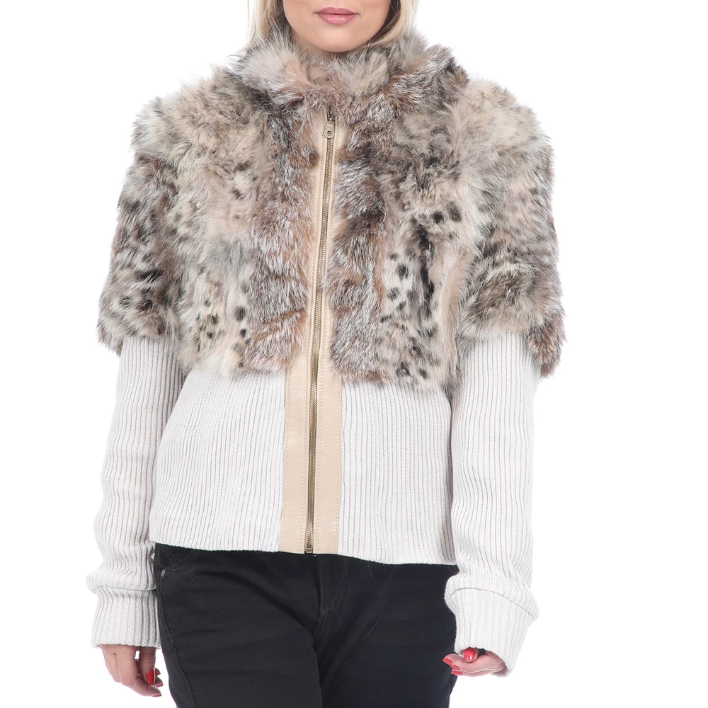 Γυναικείο Jacket RITSELFURS LYNX μπεζ 1 Γυναικείο Jacket RITSELFURS LYNX μπεζ