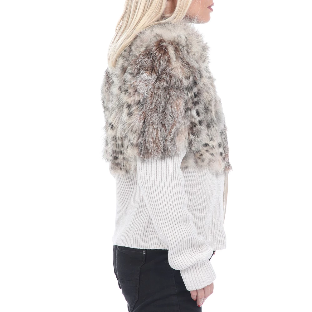 Γυναικείο Jacket RITSELFURS LYNX μπεζ 2 Γυναικείο Jacket RITSELFURS LYNX μπεζ - Image 2