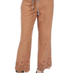 Γυναικεία παντελόνα GAUDI μπεζ
