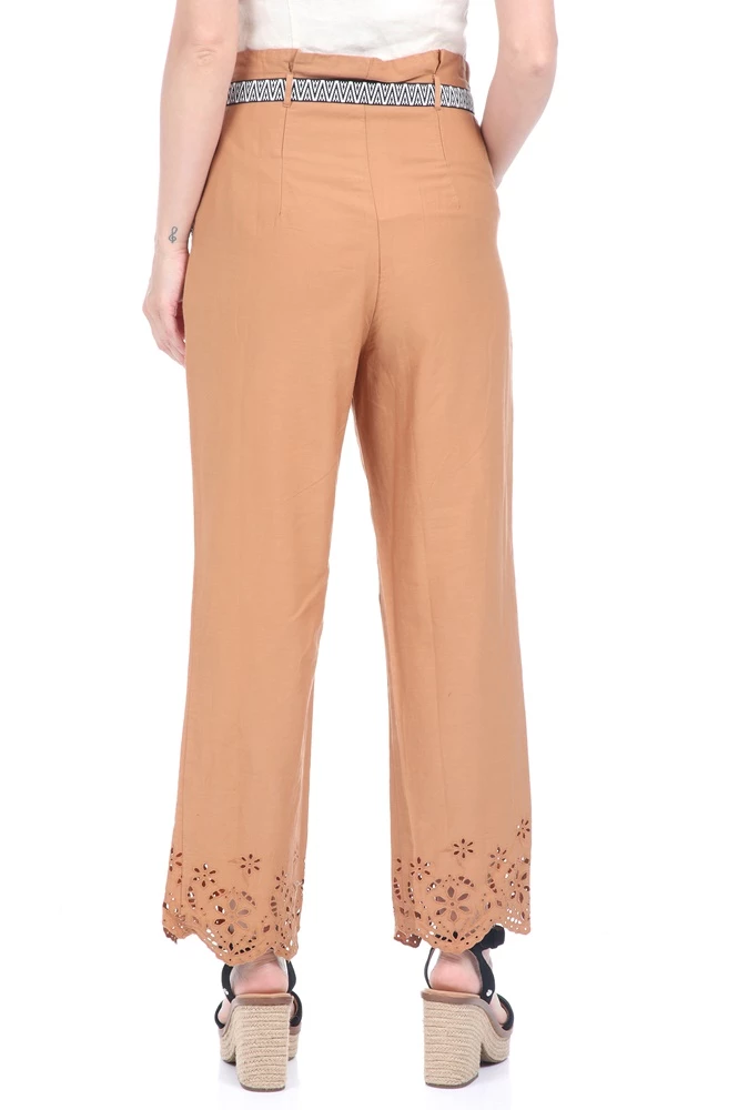 Γυναικεία παντελόνα GAUDI μπεζ 3 Γυναικεία παντελόνα GAUDI μπεζ - Image 3