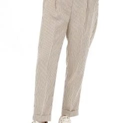 Γυναικείο παντελόνι GAUDI μπεζ καφέ
