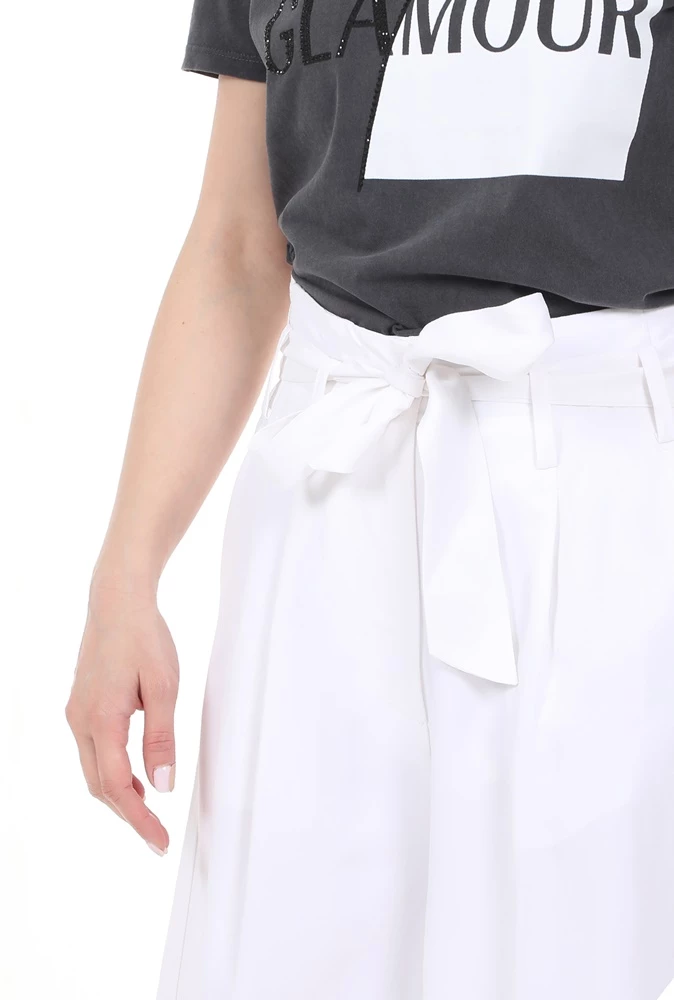 Γυναικεία παντελόνα GAUDI λευκή 4 Γυναικεία παντελόνα GAUDI λευκή - Image 4