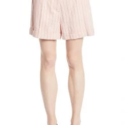 Γυναικεία βερμούδα GAUDI ροζ καφέ
