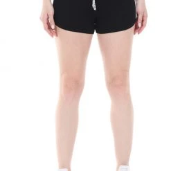 Γυναικείο σορτς KENDALL + KYLIE LOGO STRIPE μαύρο