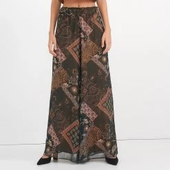 Γυναικεία παντελόνα ATTRATTIVO χακί