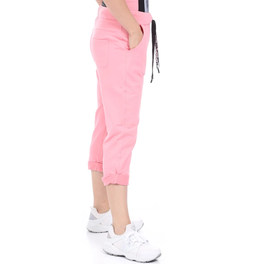 Γυναικείο παντελόνι φόρμας κάπρι BODYTALK REGULAR ροζ 2 Γυναικείο παντελόνι φόρμας κάπρι BODYTALK REGULAR ροζ - Image 2