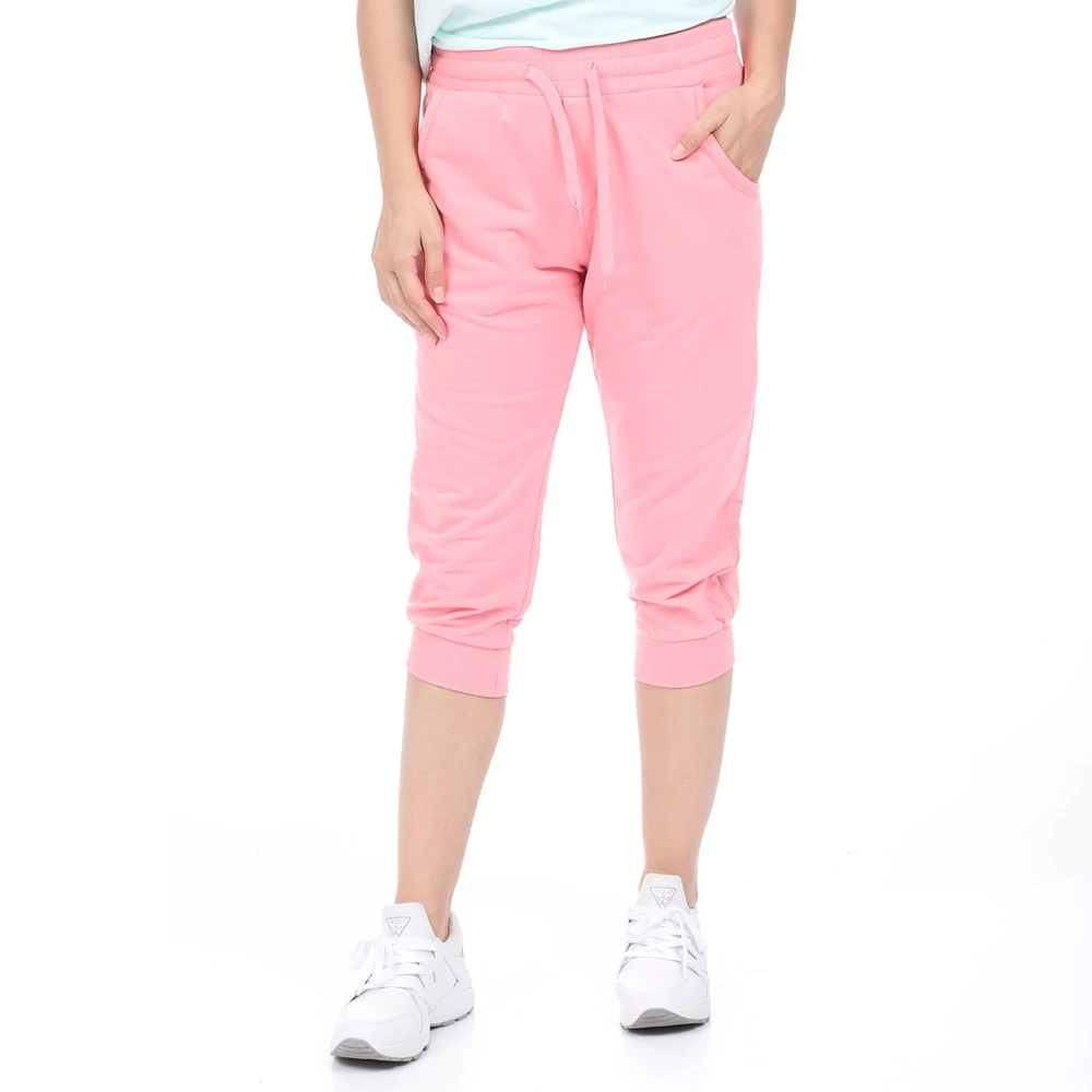 Γυναικείο παντελόνι φόρμας κάπρι BODYTALK SLIM ροζ 1 Γυναικείο παντελόνι φόρμας κάπρι BODYTALK SLIM ροζ