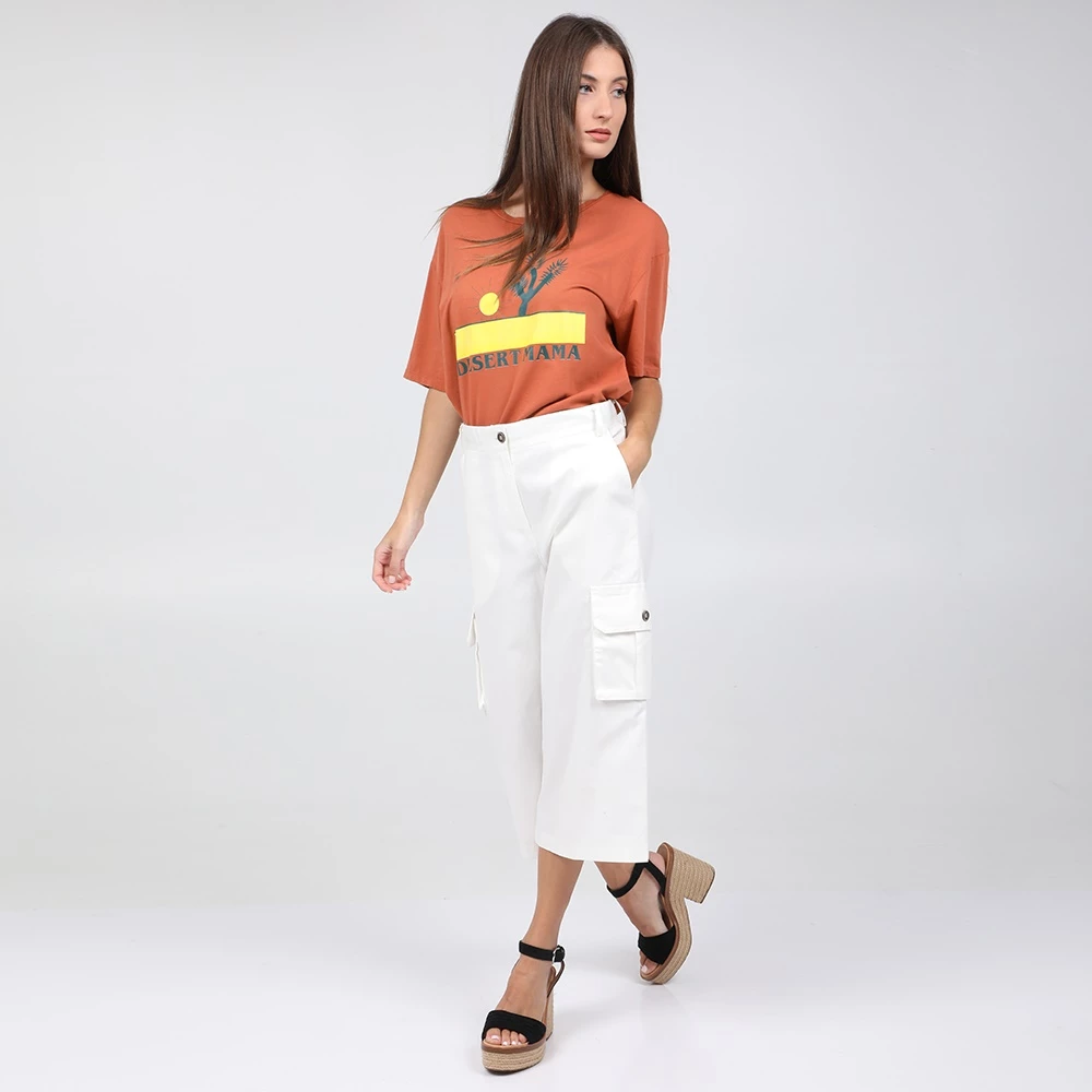 Γυναικεία Cropped παντελόνα STAFF JEANS MANDY λευκή 4 Γυναικεία Cropped παντελόνα STAFF JEANS MANDY λευκή - Image 4