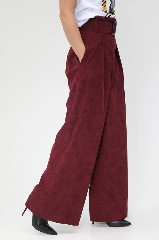 Γυναικεία παντελόνα GAUDI FASHION μελιτζανί 2 Γυναικεία παντελόνα GAUDI FASHION μελιτζανί - Image 2