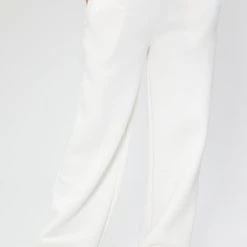 Γυναικείο παντελόνι φόρμας KENDALL + KYLIE ACTIVE BOTTOM λευκό