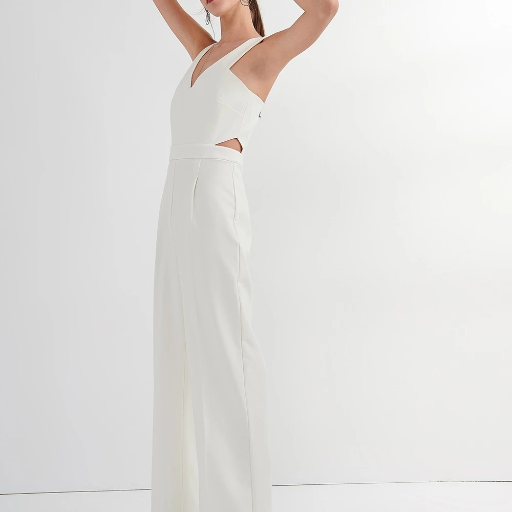 Γυναικεία ολόσωμη φόρμα ATTRATTIVO λευκή 3 Γυναικεία ολόσωμη φόρμα ATTRATTIVO λευκή - Image 3