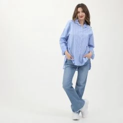 Γυναικείο μακρύ πουκάμισο ATTRATTIVO ριγέ μπλε λευκό 7 Γυναικείο μακρύ πουκάμισο ATTRATTIVO ριγέ μπλε λευκό -DealsΠαντελόνια Store 1837863.0 3300 4 attrattivo γυναικείο μακρύ πουκάμισο attrattivo ριγέ μπλε λευκό x1000