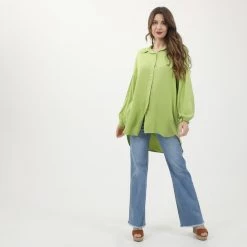 Γυναικεία μακριά πουκαμίσα ATTRATTIVO πράσινη -DealsΠαντελόνια Store 1837864.0 6000 4 attrattivo γυναικεία μακριά πουκαμίσα attrattivo πράσινη x1000