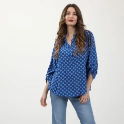 Γυναικεία τουνίκ ATTRATTIVO μπλε