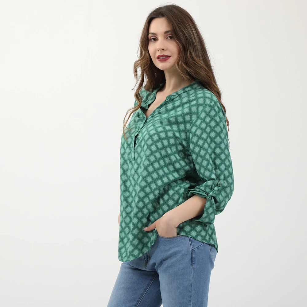 Γυναικεία τουνίκ ATTRATTIVO πράσινη 2 Γυναικεία τουνίκ ATTRATTIVO πράσινη - Image 2