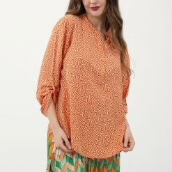 Γυναικεία τουνίκ ATTRATTIVO πορτοκαλί