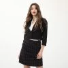 Γυναικείο Cropped σακάκι ATTRATTIVO μαύρο